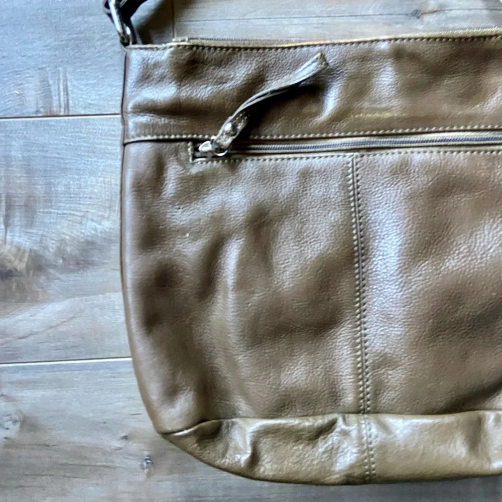 Great American Leather Works Cross Body Bag in Brown